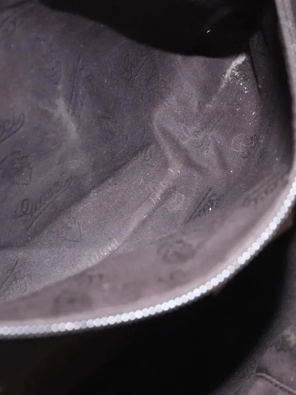 GUCCI GG implementation Tote Bag PVC Silver 211137 Auth BA9306 - Picture 13 of 16